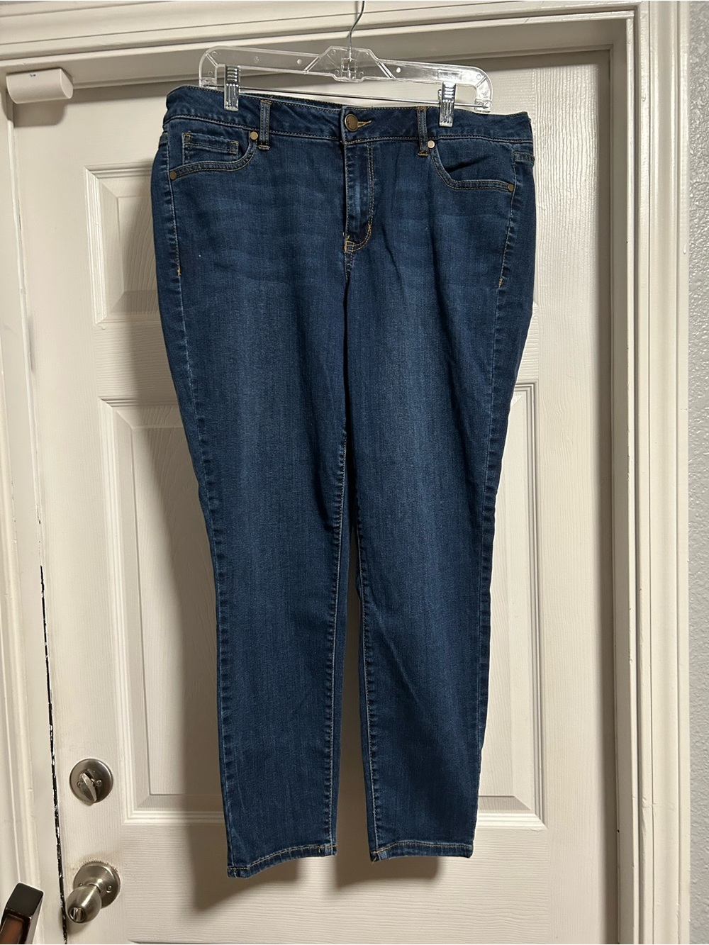 Lane Bryant Dark Blue Women's Super-Stretch  Skinny  Jeans